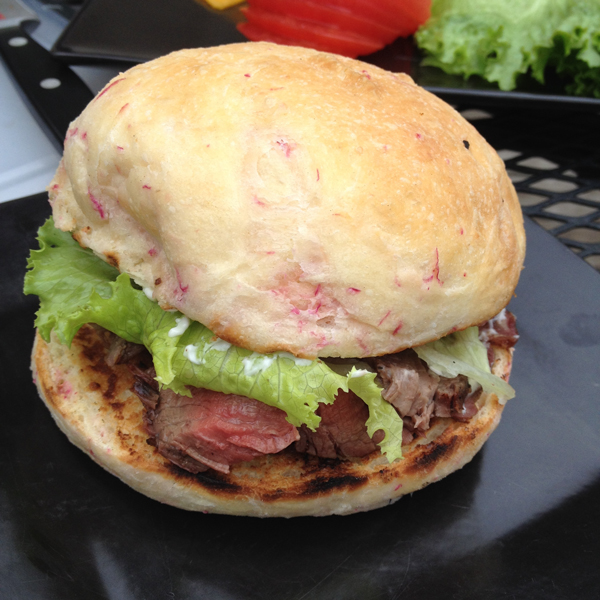 Radish Hamburger Buns